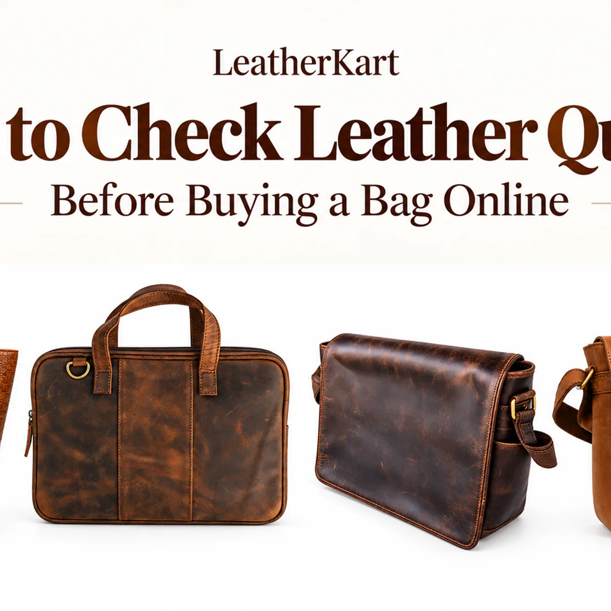 How to Check Leather Quality Before Buying a Bag Online