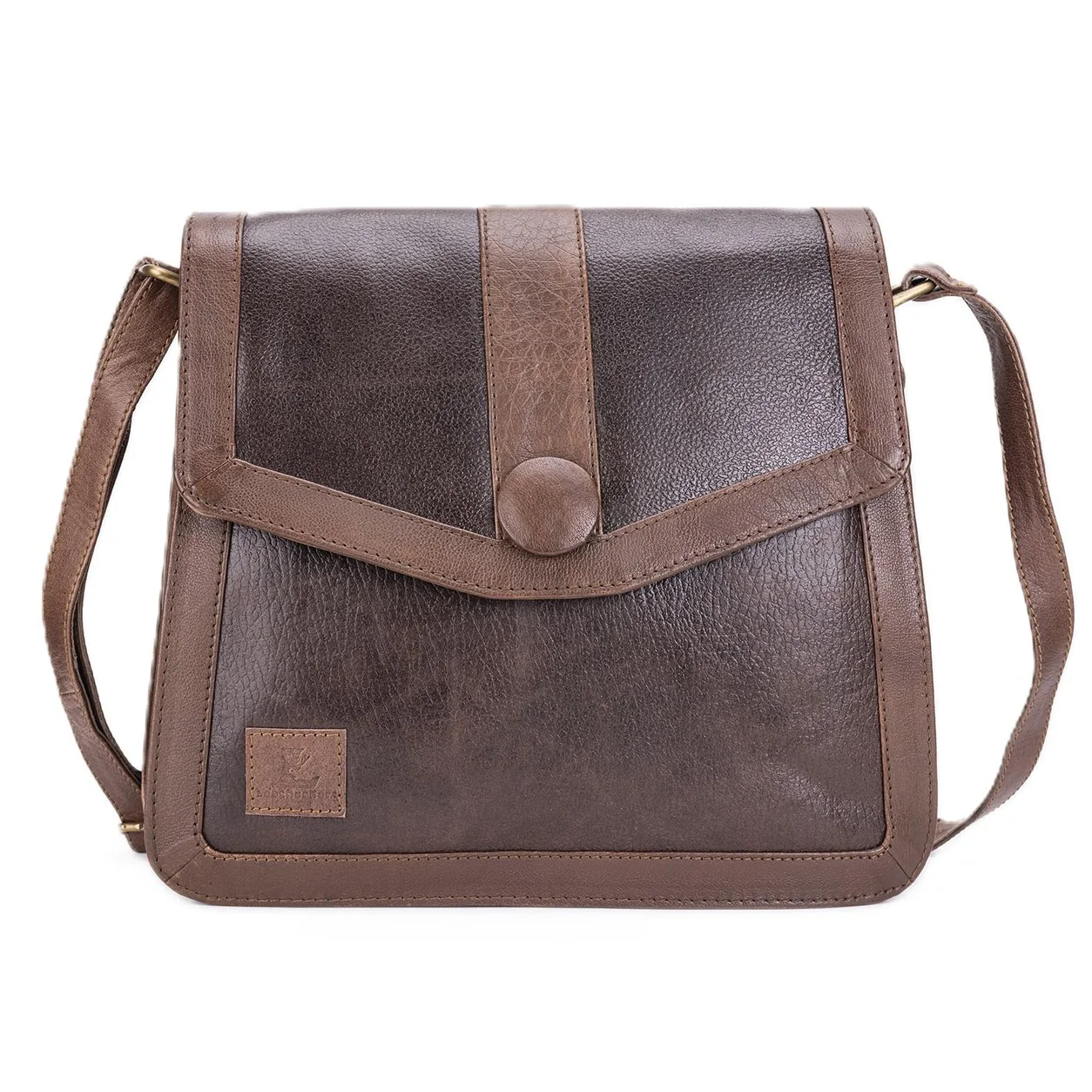 Leatherkart Camera Genuine Leather Sling/Messenger Bag - Brown